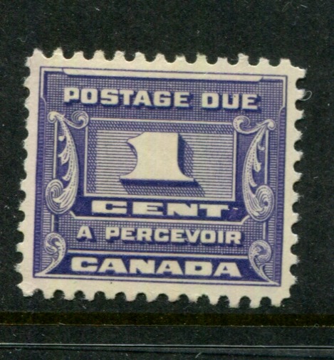 Canada Postage Due # J 11 Heavy Hinge x6653